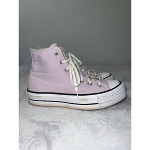 Platform Converse Chuck Taylor All Star purple Hi Top Sneakers US 9